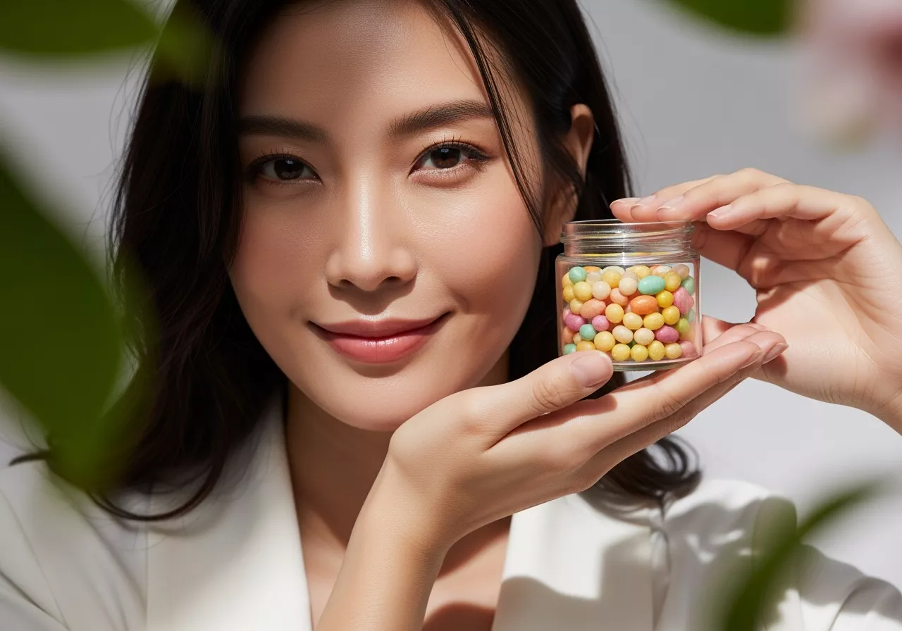 Edible Skincare หรือที่เรียกอีกชื่อว่า Nutricosmetics คือผลิตภัณฑ์ความงามที่สามารถรับประทานได้