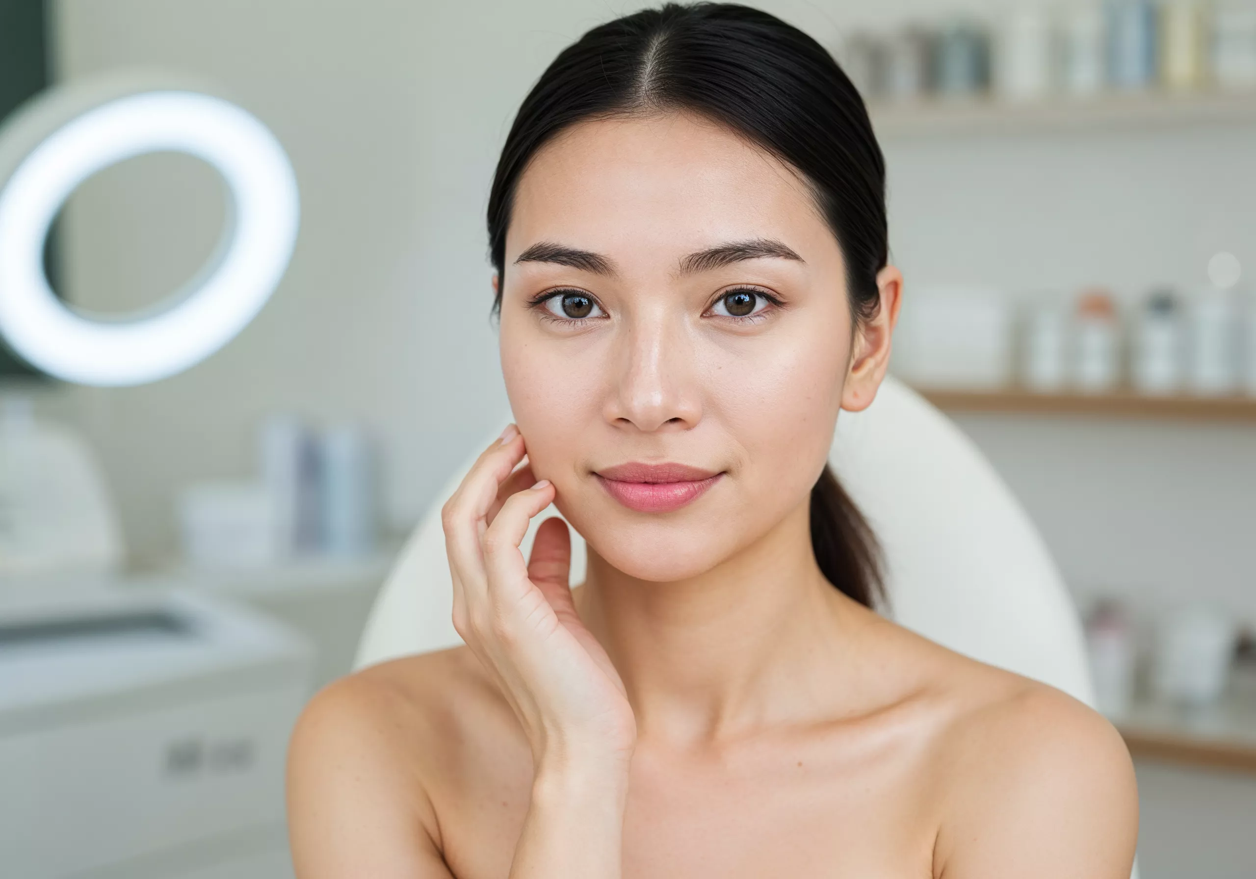 Mochi Skin คืออะไร ต้องเล่าว่ามันเป็นเทรนด์ผิวจาก J-beauty ที่เน้นการสร้างเนื้อผิวให้มีความเด้งยืดหยุ่นเหมือนขนมโมจิ ต่างจาก Glass Skin ที่เน้นความใสเงางาม
