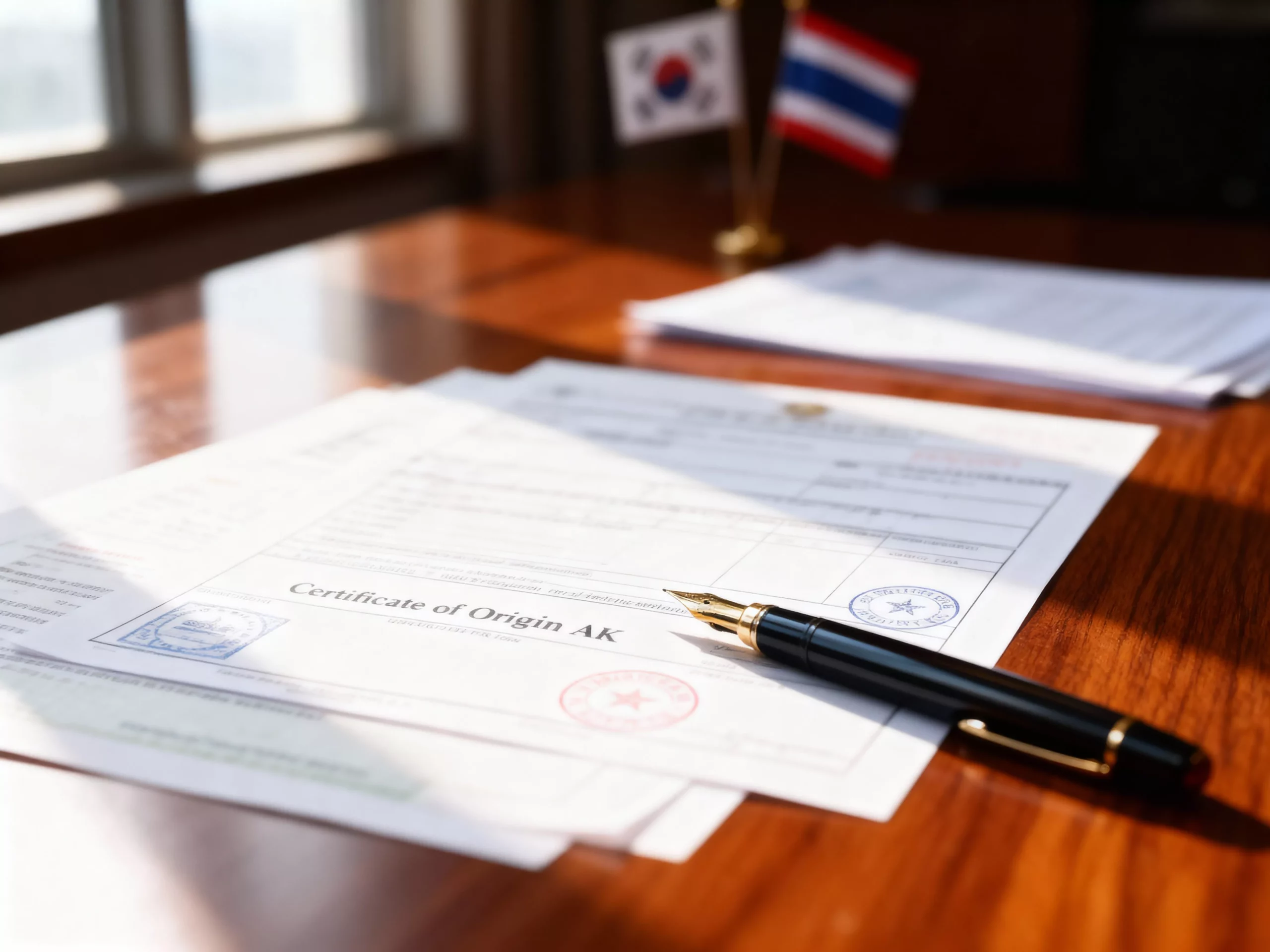 เอกสารความตกลงการค้าเสรีระหว่างไทยและเกาหลีใต้ (FTA ไทย-เกาหลี)