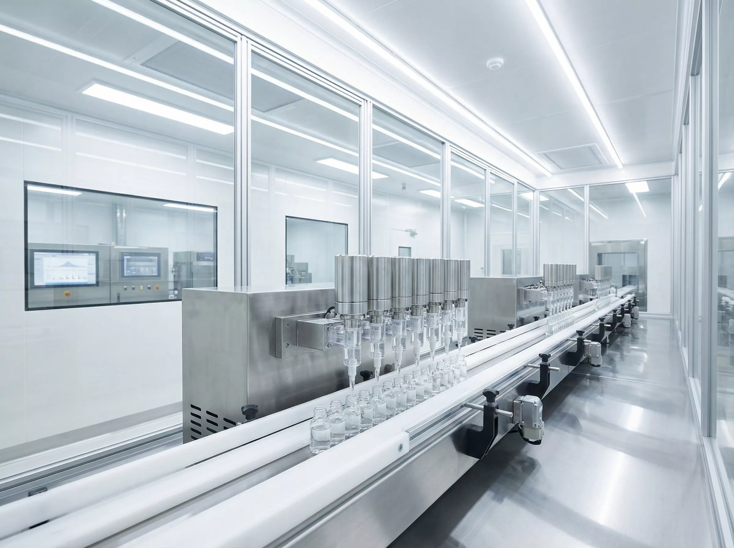 ผลิตภัณฑ์จะถูกบรรจุด้วยเครื่องจักรอัตโนมัติ โดยใช้ระบบ Airless หรือ Dropper ขึ้นอยู่กับการออกแบบบรรจุภัณฑ์