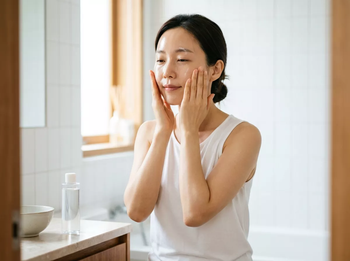 การใช้ hydrating toner แบบ tap method ช่วยให้ผิวดูดซึมสารไฮยาลูรอนได้ดียิ่งขึ้น