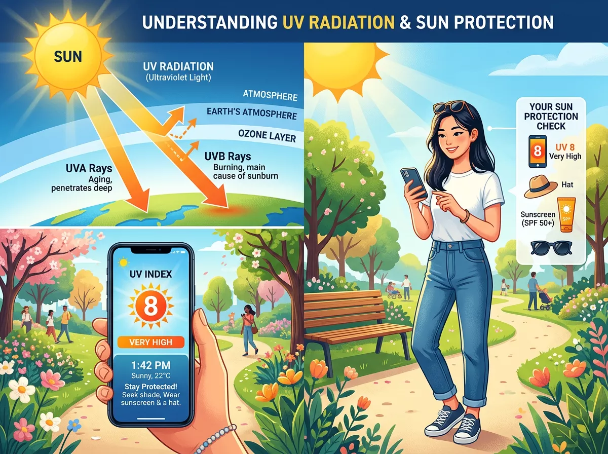 UV Index (ยูวี อินเด็กซ์)&nbsp;คือค่าที่ใช้วัดความเข้มข้นของรังสีอัลตราไวโอเลต (UV)