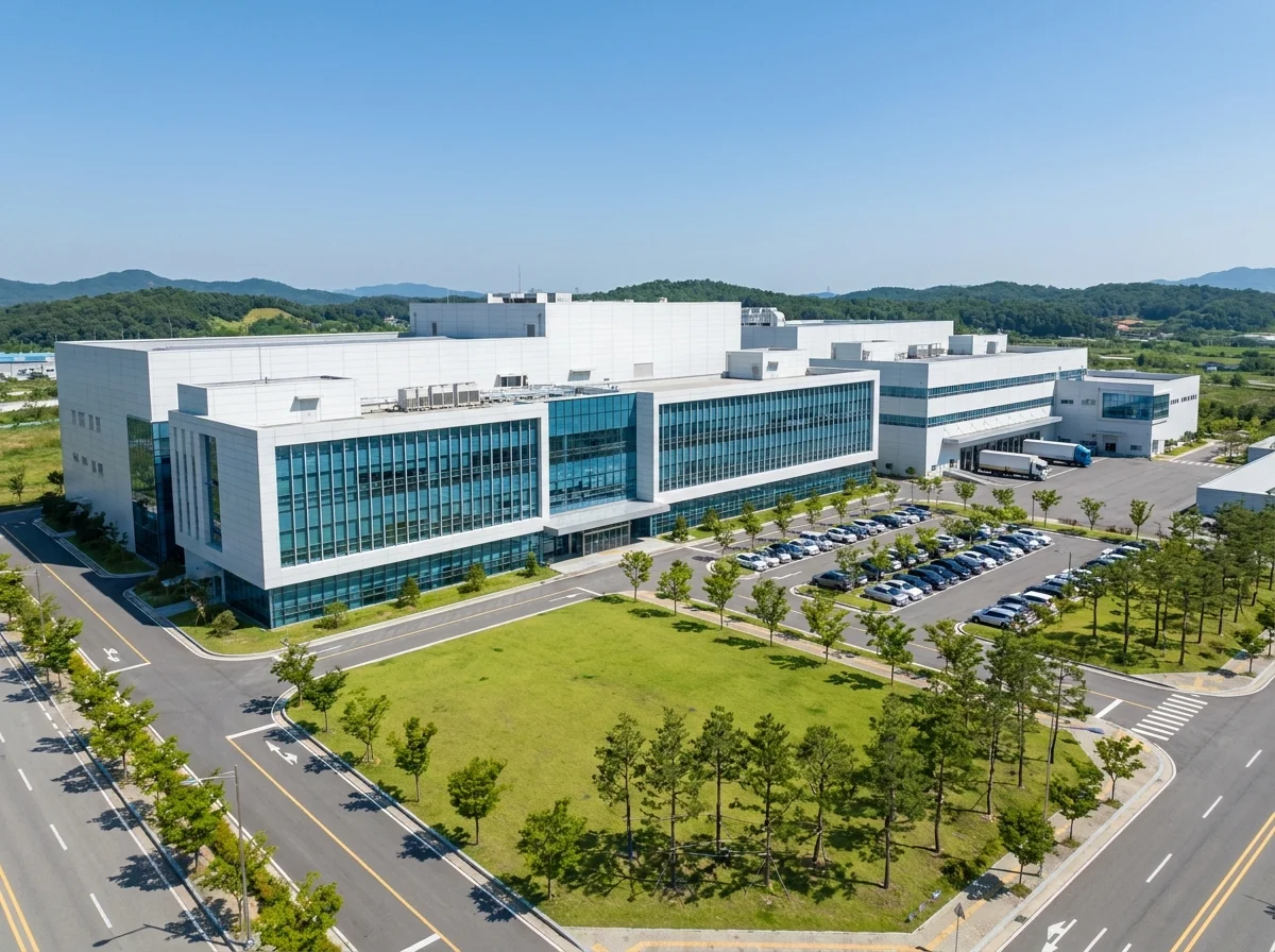 ภายนอกโรงงาน OEM เครื่องสำอางเกาหลี